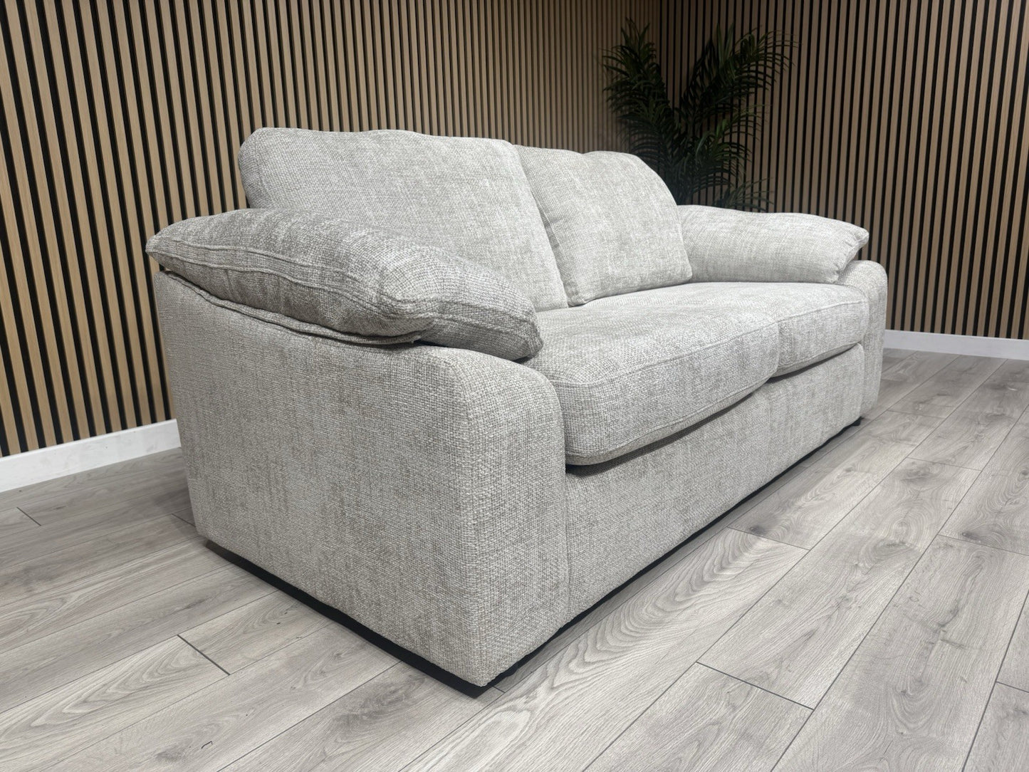 SCS - Hampton Woven Fabric 3 Seater Sofa Bed - RRP: £2000