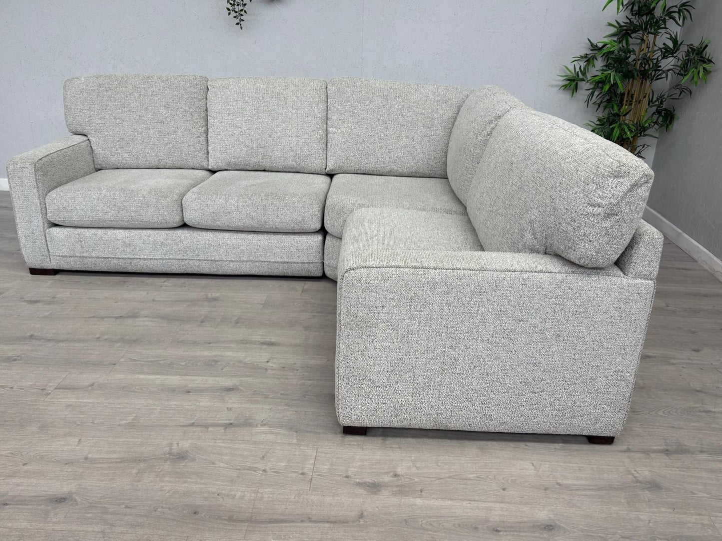 Furniture Village Fabric RHF Corner Sofa - RRP £2,295