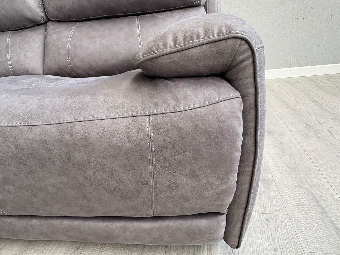 F.V LINK Fabric Corner Chaise Power Sofa, READ DESCRIPTION - RRP £2795