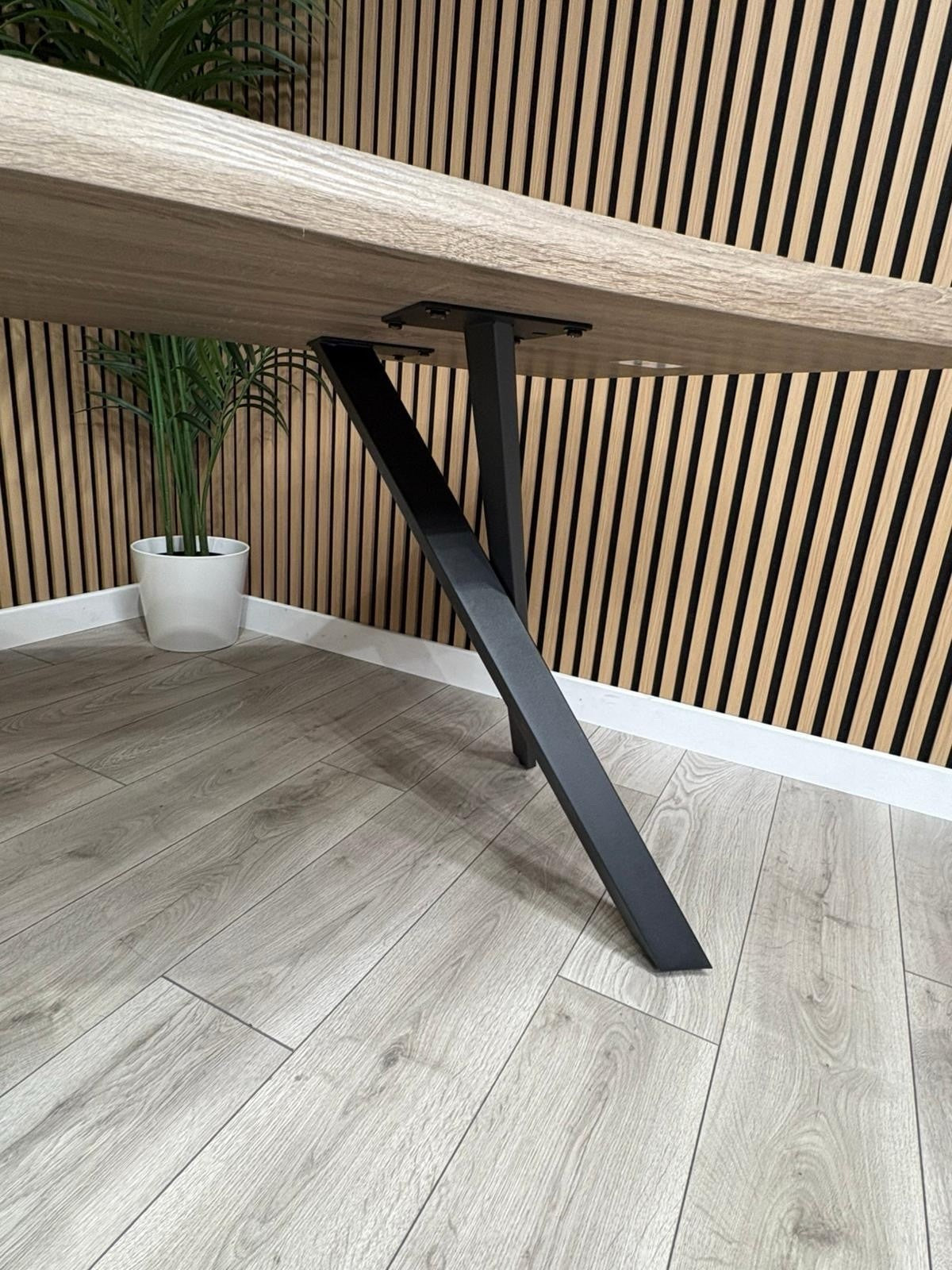 NEXT Sample - RIGA Industrial Dining Table  - RRP £599