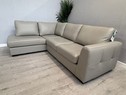 Furniture Village Dinky LHF Leather Corner Chaise End Sofa - RRP £1795
