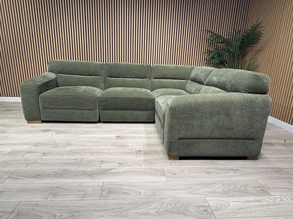 Denver Fabric Modular Corner Sofa ( RHF or LHF ), Dark Sage  - RRP £2399