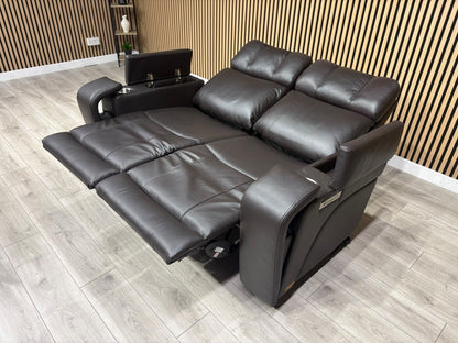 SCS Adstock Leather 2 Seater Power Recliner Sofa RRP £2699 (Read Description)