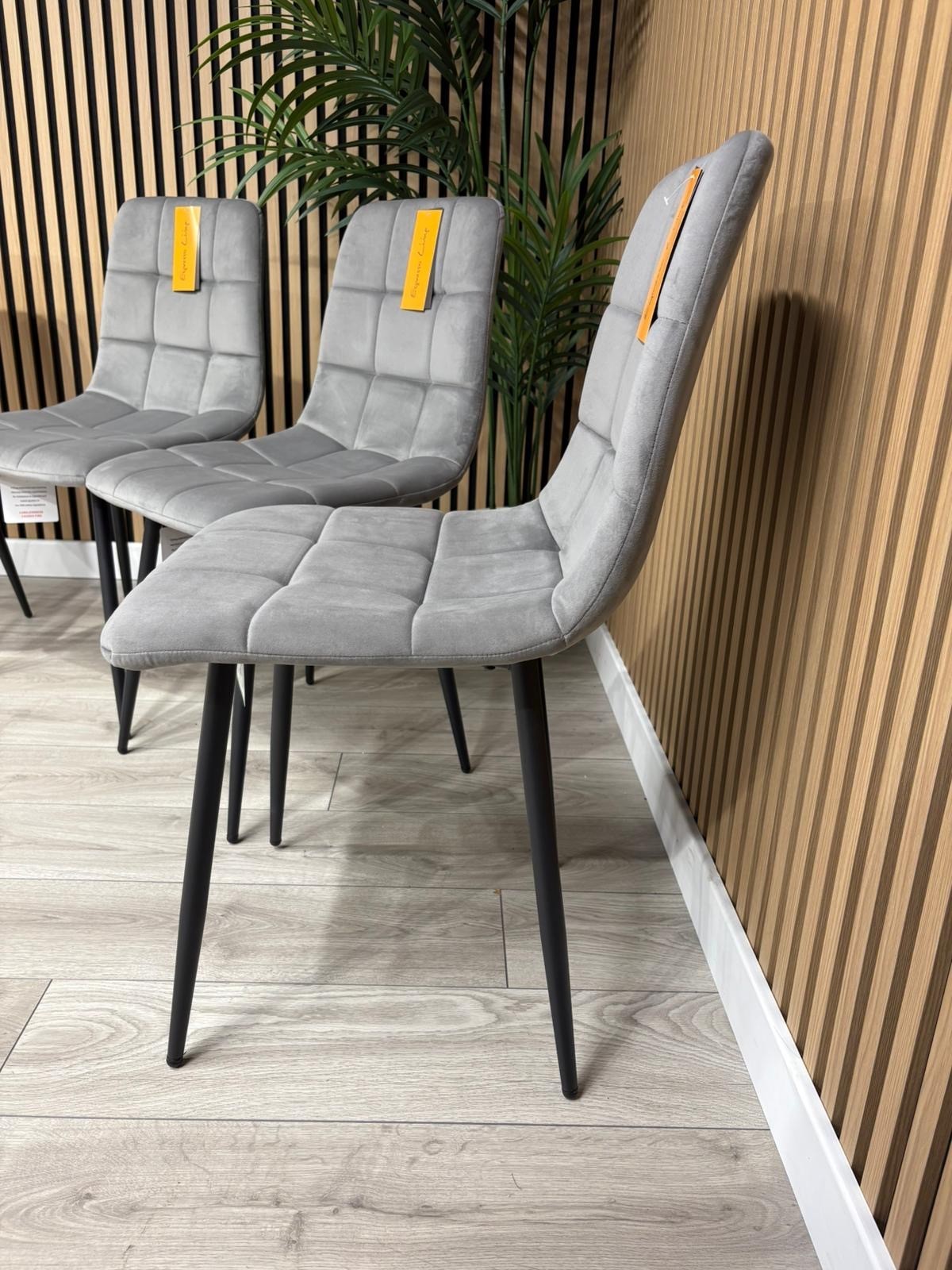 NEXT Sample - Brushed velvet dining chair