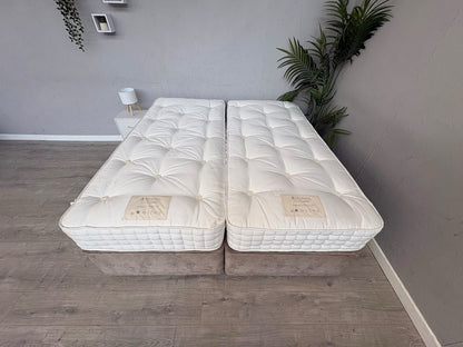 HYPNOS Inspired By Nature 02 6ft Superking Zip & Link Mattress, Med - RRP £3,699