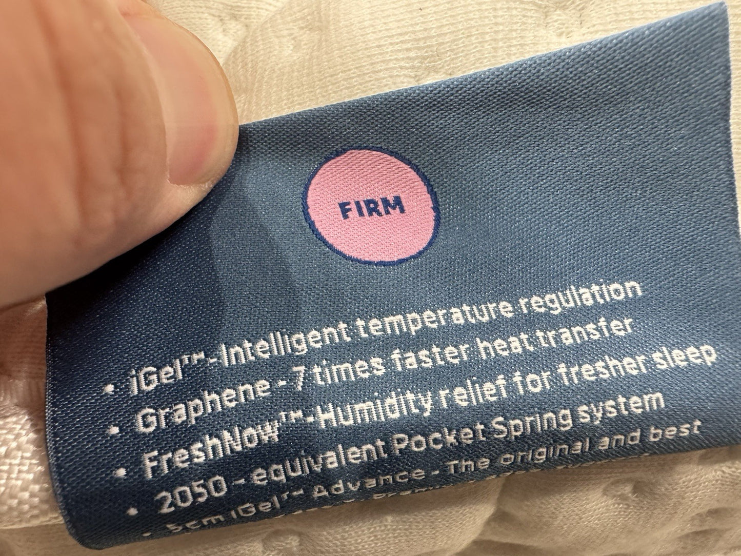 IGEL Advance 2050i 6ft Superking Mattress, Firm - RRP £1,899