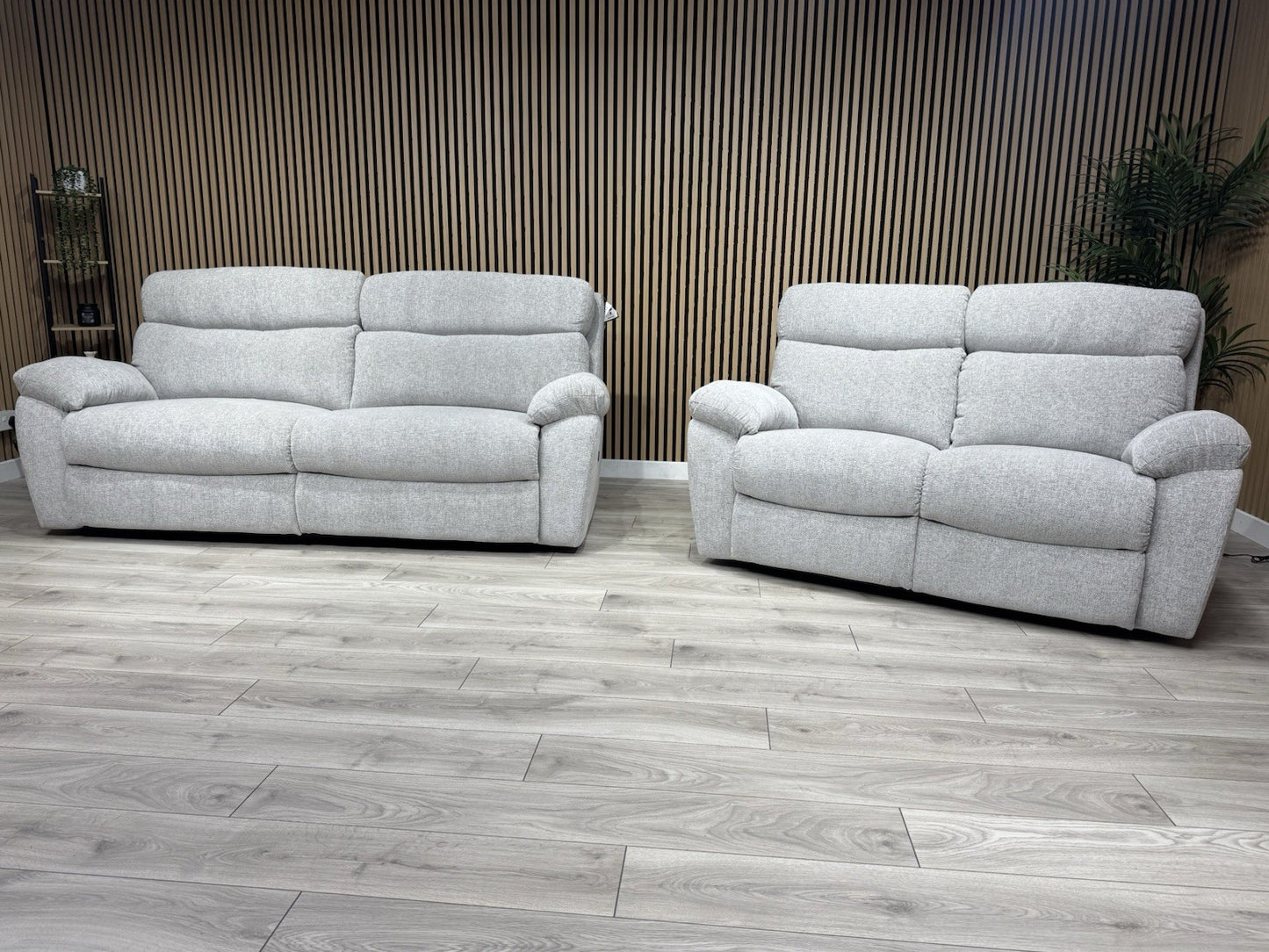 SCS - CLOUD Fabric Power Recliner 3 + 2 Seater Sofa Set - RRP £2998