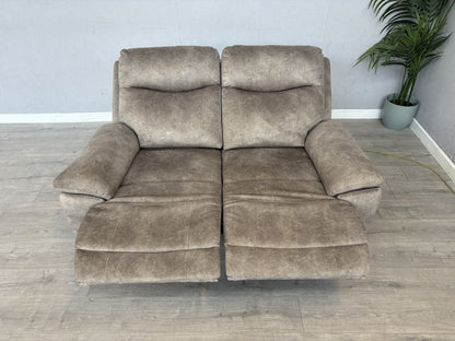 Furniture Village SLOANE Fabric 2 Seater Power Recliner Sofa - RRP £945