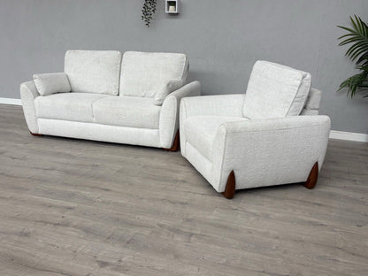 DFS Elana Fabric 3 Seater Sofa and Armchair Set RRP £1298