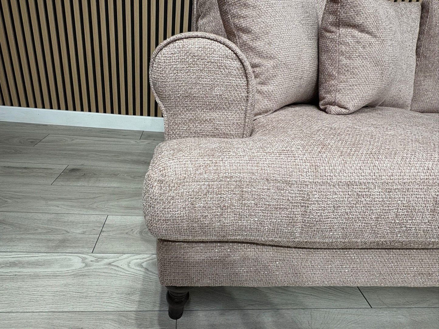Laura Ashley LYNDEN Style Fabric 3 Seater Sofa + 1 Snuggle Chair - RRP £2895