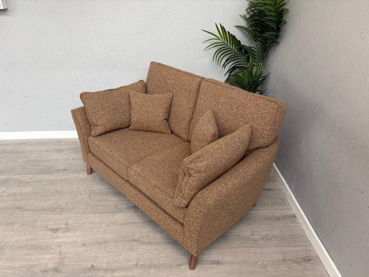 Westbridge DIXIE Small Fabric 2 Seater Sofa, Ochre - RRP £1,899
