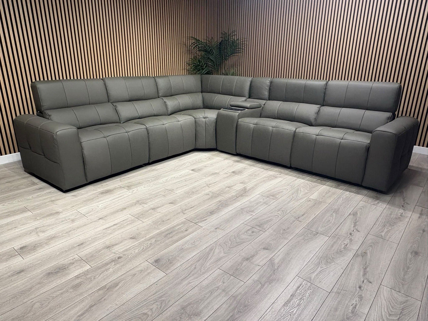 Sofology BARI Large Leather Power Recliner Corner Sofa - RRP £5899