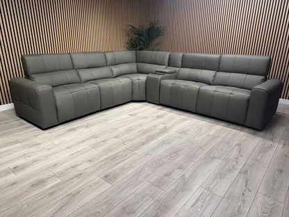 Sofology BARI Large Leather Power Recliner Corner Sofa - RRP £5899