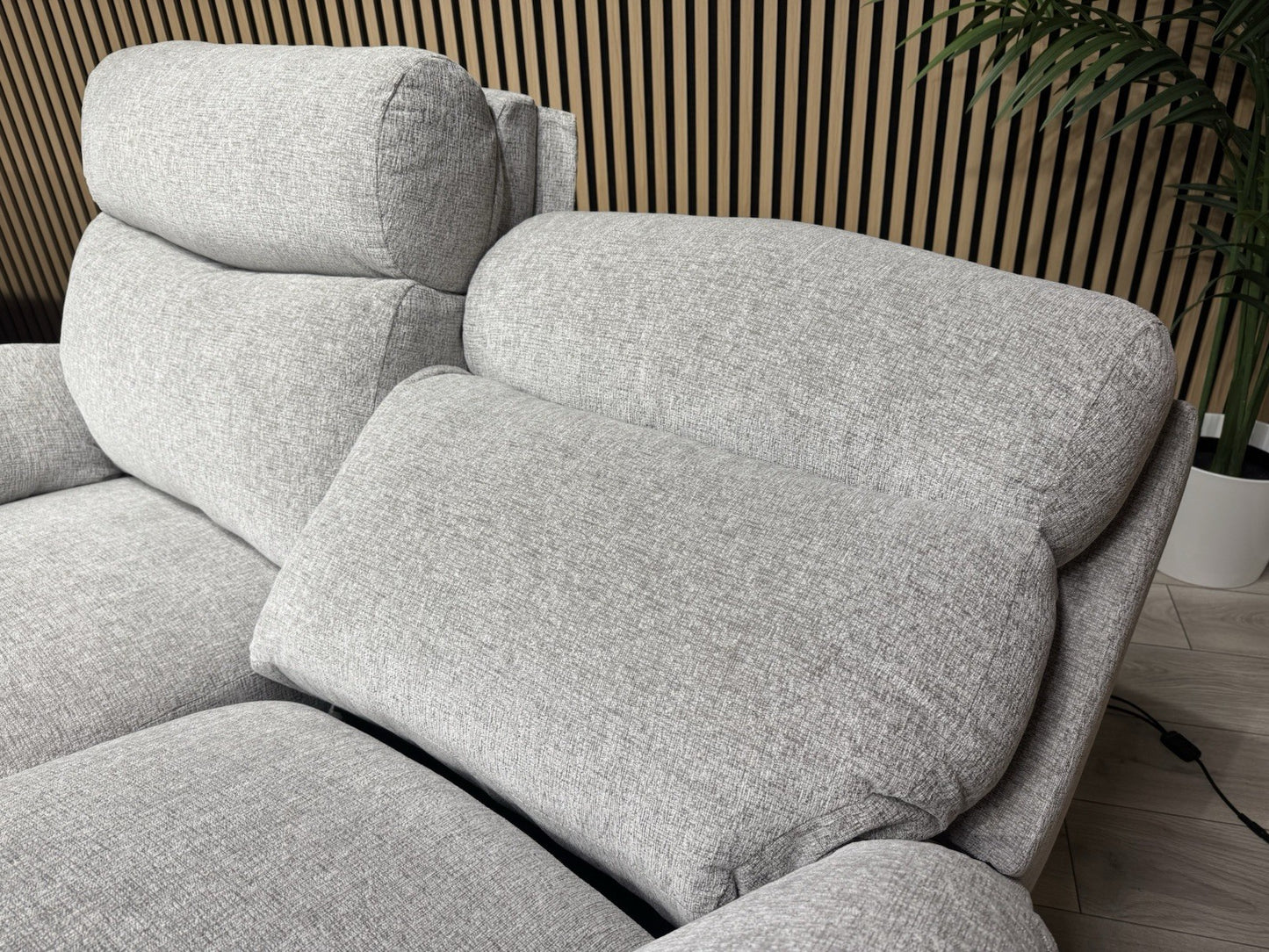 SCS - CLOUD Fabric Power Recliner 3 + 2 Seater Sofa Set - RRP £2998