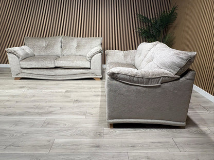 Oak Furnitureland RAVELLO Style Fabric 3 + 2 Seater Sofa Set - RRP £2,798