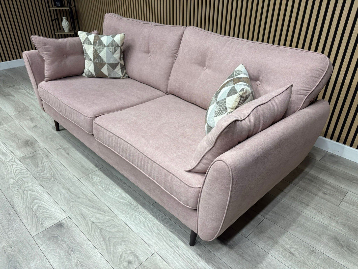 DFS Zinc Fabric 3 Seater Sofa RRP £879