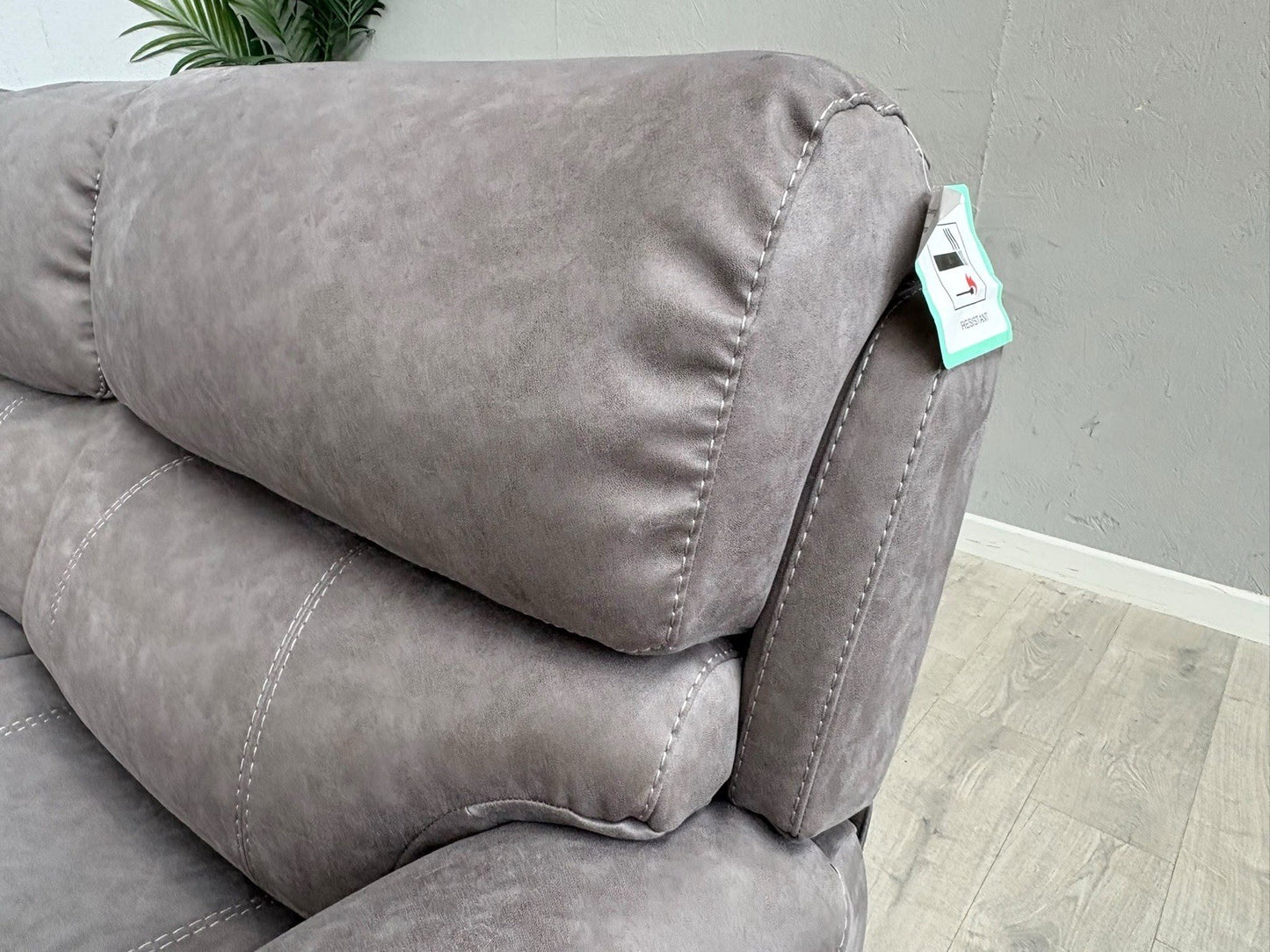 F.V LINK Fabric Corner Chaise Power Sofa, READ DESCRIPTION - RRP £2795