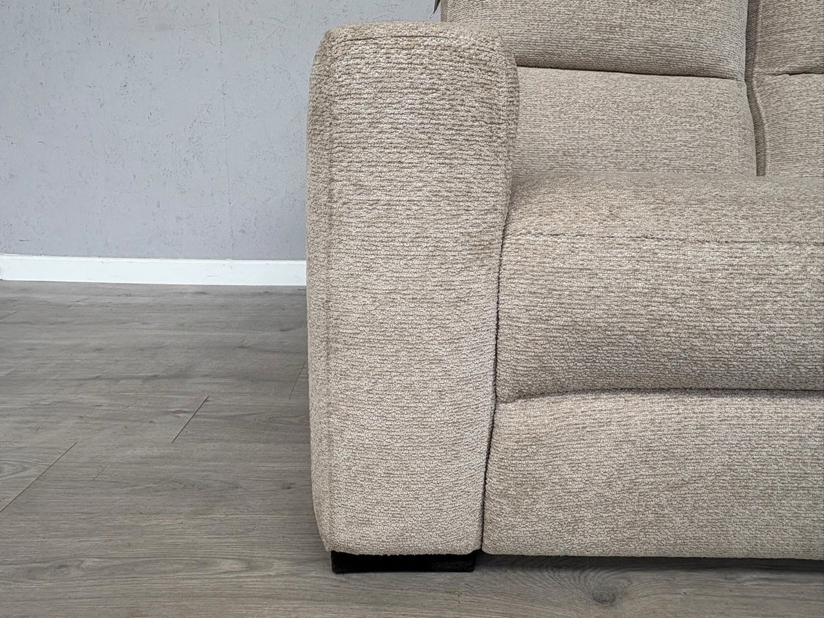 DFS DAVIS RHF Chaise Power Recliner Storage Fabric Corner Sofa - RRP £1,599