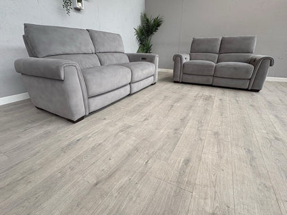 Furniture Village NIXON Fabric 3+2 Seater Power Recliner Sofa Set - RRP £2,290