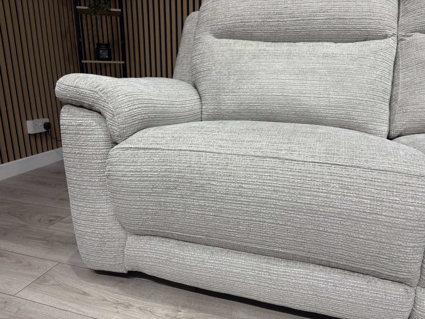 NAVONA 3 Seater + 2 Seater Fabric Sofa Set, Power Recliners - RRP £3,298