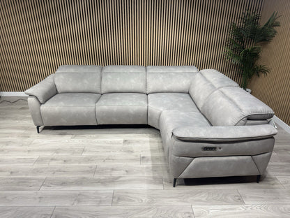 Furniture Village EZRA Style Fabric RHF Corner Sofa Power Recliners - RRP £3295