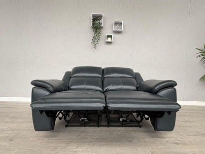 Furniture Village UTAH Leather 2 Seater Power Recliner, Lumbar Sofa - RRP £2,195
