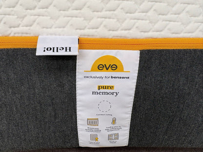 EVE Pure Memory 4ft 6 Double Mattress, Firm - RRP £999