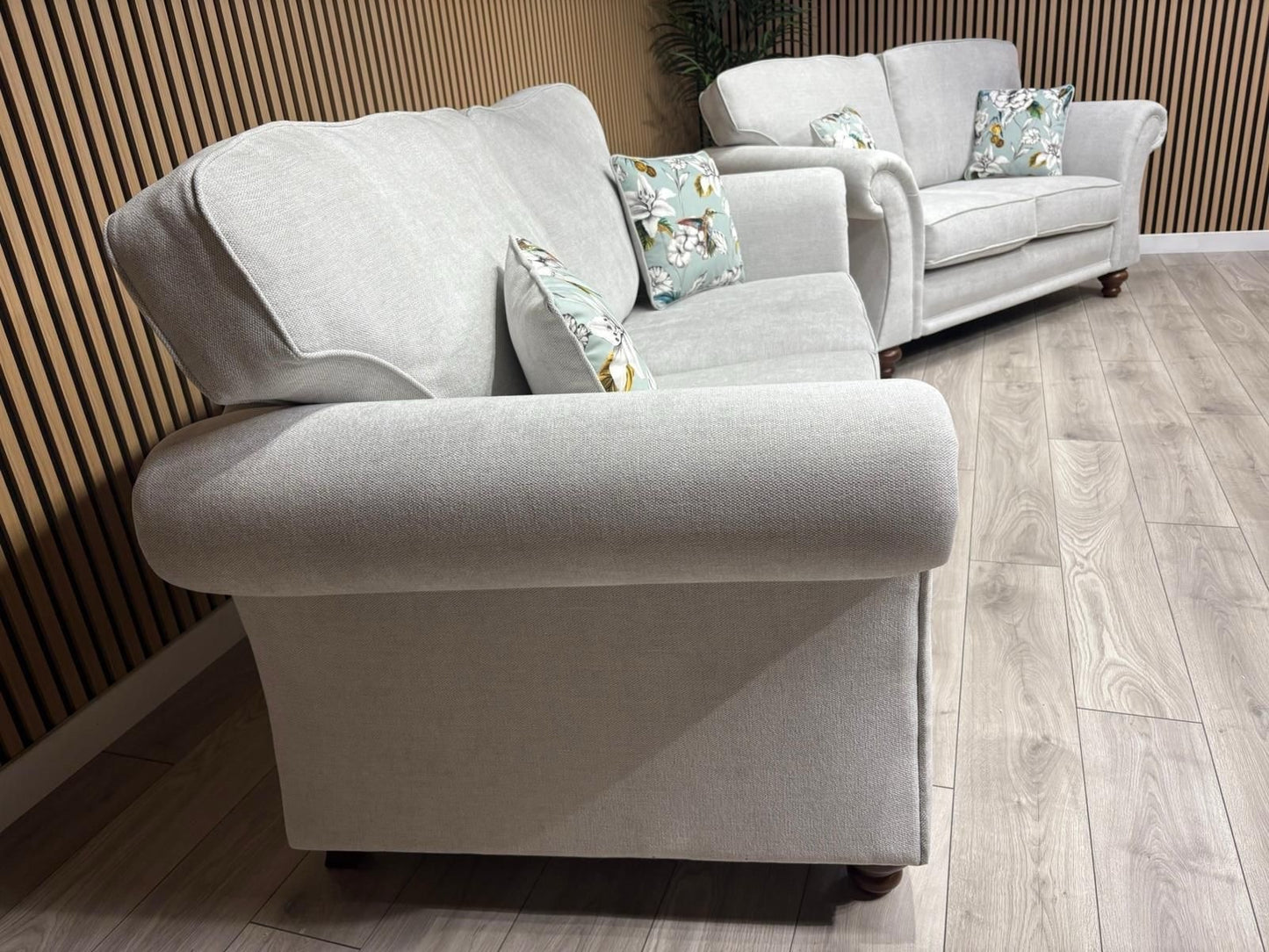 Furniture Village Grosvenor Fabric 3+2 Seater Sofa Set - RRP £2795