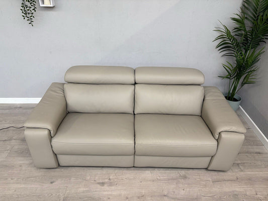 F. Village - Nicoletti DAVIDE Leather 3 Seater Power Recliner - RRP £2845