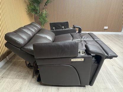 SCS Adstock Leather 2 Seater Power Recliner Sofa RRP £2699 (Read Description)