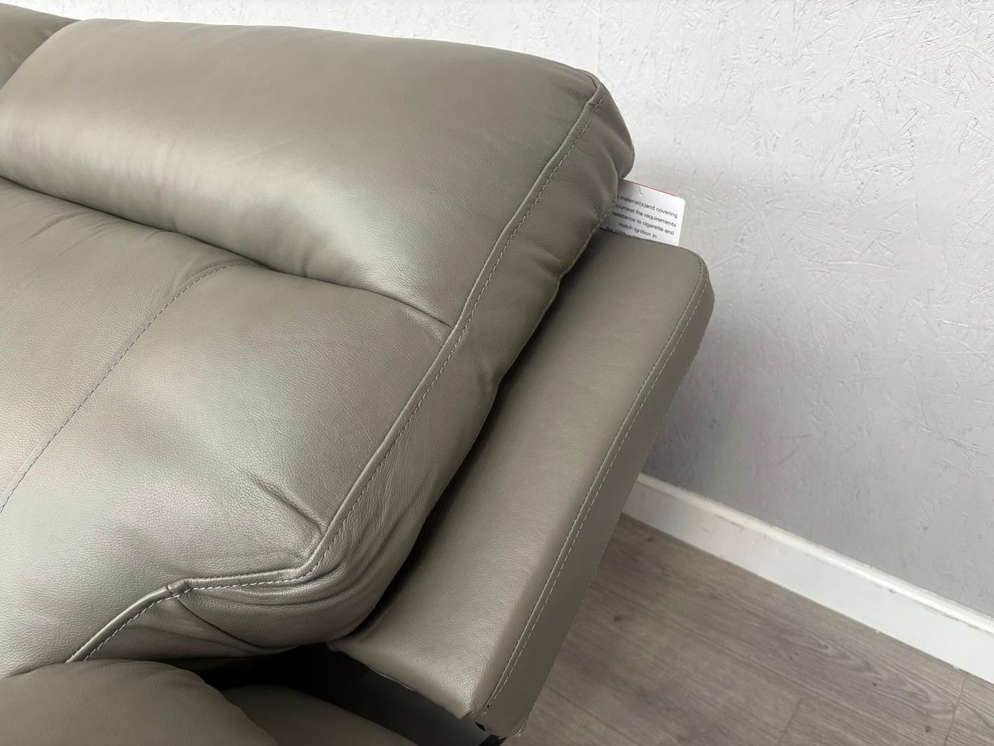 DFS Model Leather 3 Seater Power Recliner Sofa - RRP £1599