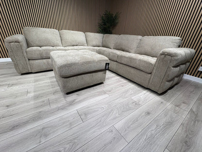 DFS - MAVAM Modular Premium Fabric 2 Corner 2 Sofa + Footstool - RRP £3499