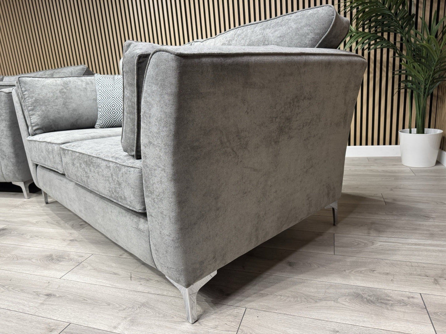 Furniture Village SASHA Fabric 3+2 Seater + Footstool Sofa Set - RRP £3490