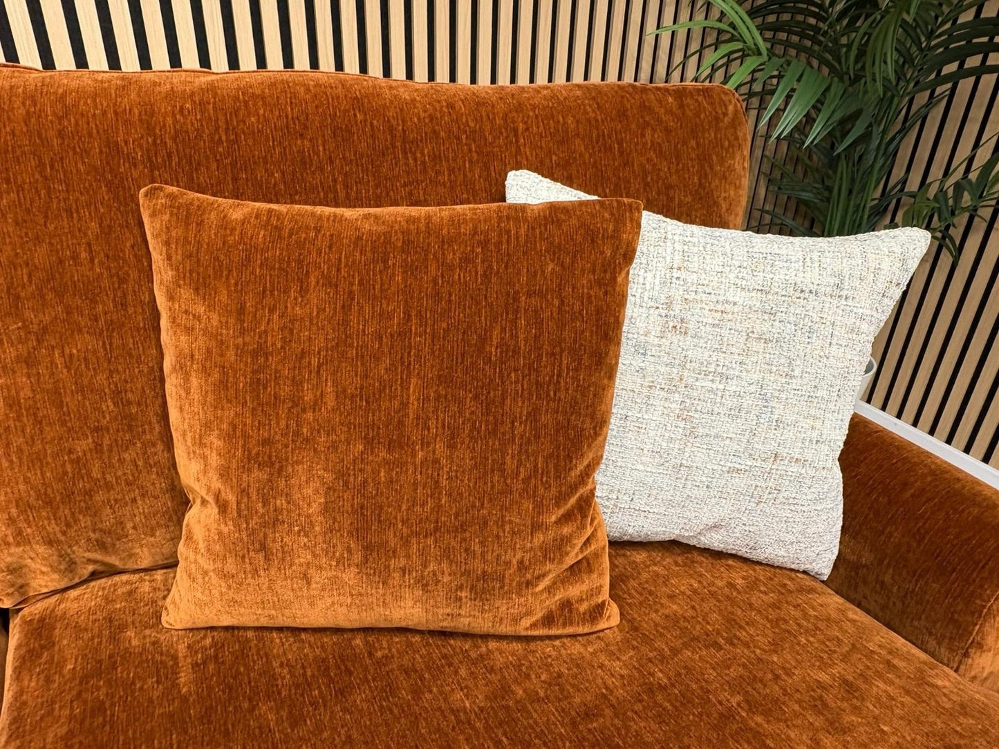 Furniture Village JACKSON Fabric Velvet 3 Seater Sofa - RRP £995