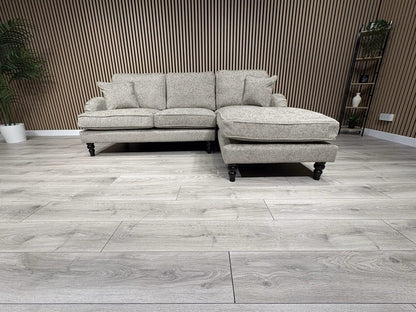 Laura Ashley LYNDEN Style Fabric 3 Seater RHF Chaise Corner Sofa - RRP £2625