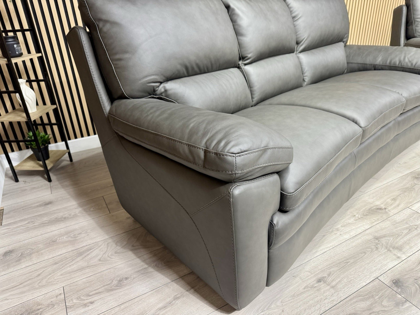 DFS Brooker Leather 3+3 Seater Static Sofa Set  - RRP £3790