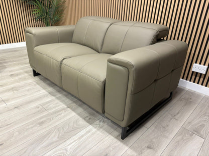 MARELLA 3 Seater + 2 Seater Power Recliner Leather Sofa Set RRP £4399