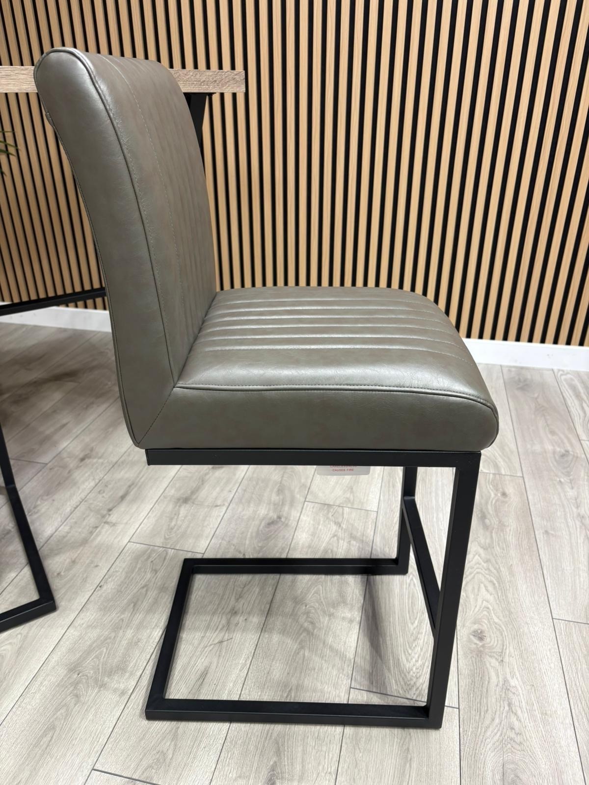 NEXT Sample - RIGA Industrial leather Bar Stools