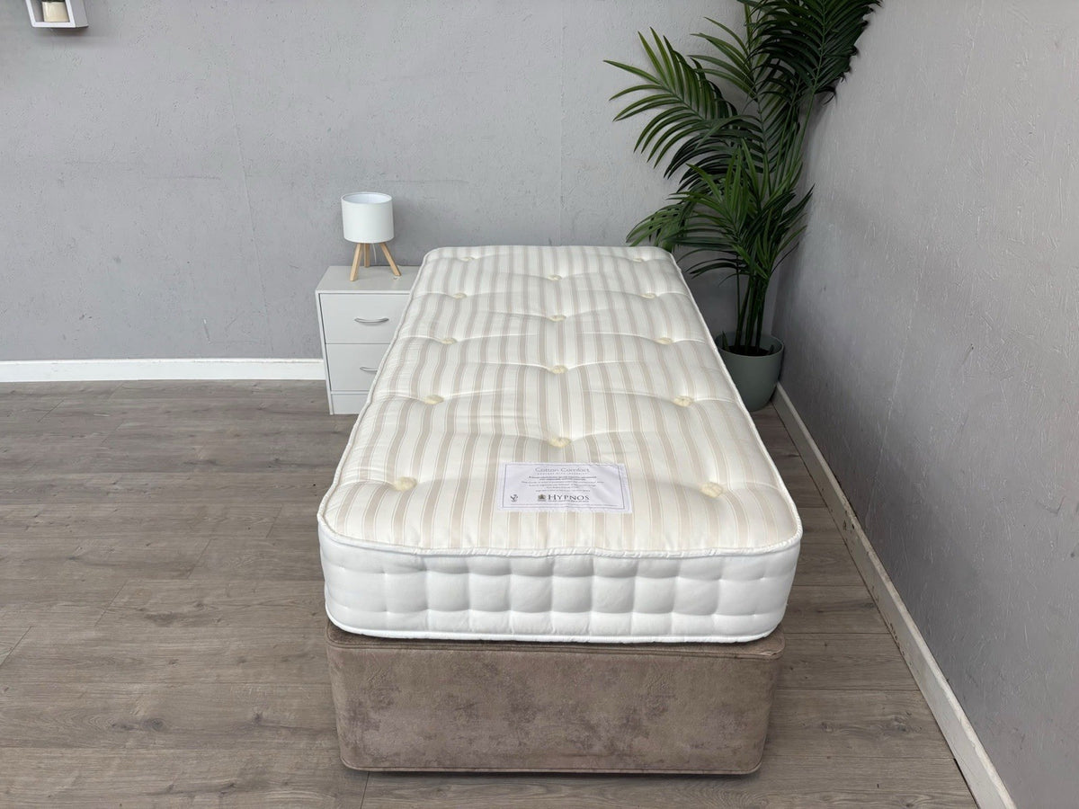 HYPNOS Cotton Comfort 3ft Single 90 x 190cm Mattress, Medium - RRP £649