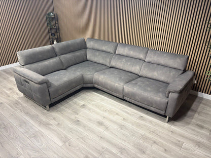 Furniture Village MOET Fabric 2 Corner 2 Power Recliner Sofa RRP £3295