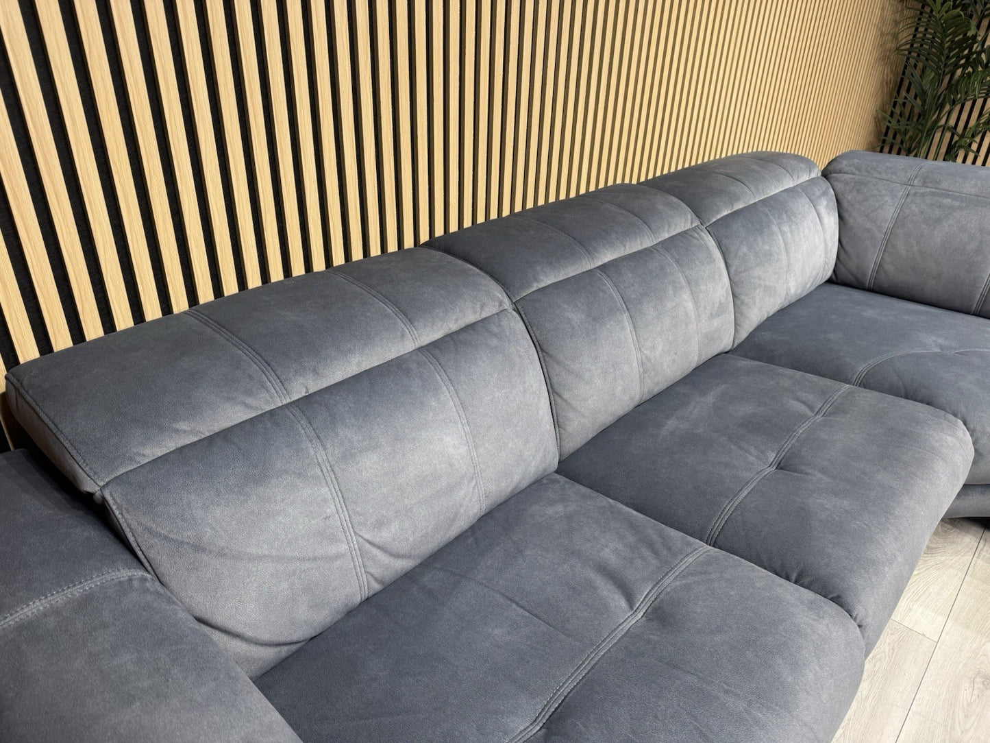 Furniture Village EZRA Fabric RHF Double Power Recliner Corner Sofa - RRP £3,295