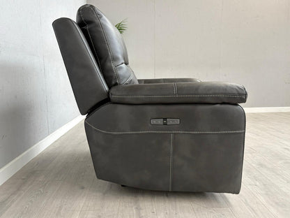 DFS Evander Faux Leather Power Recliner Armchair - RRP £899