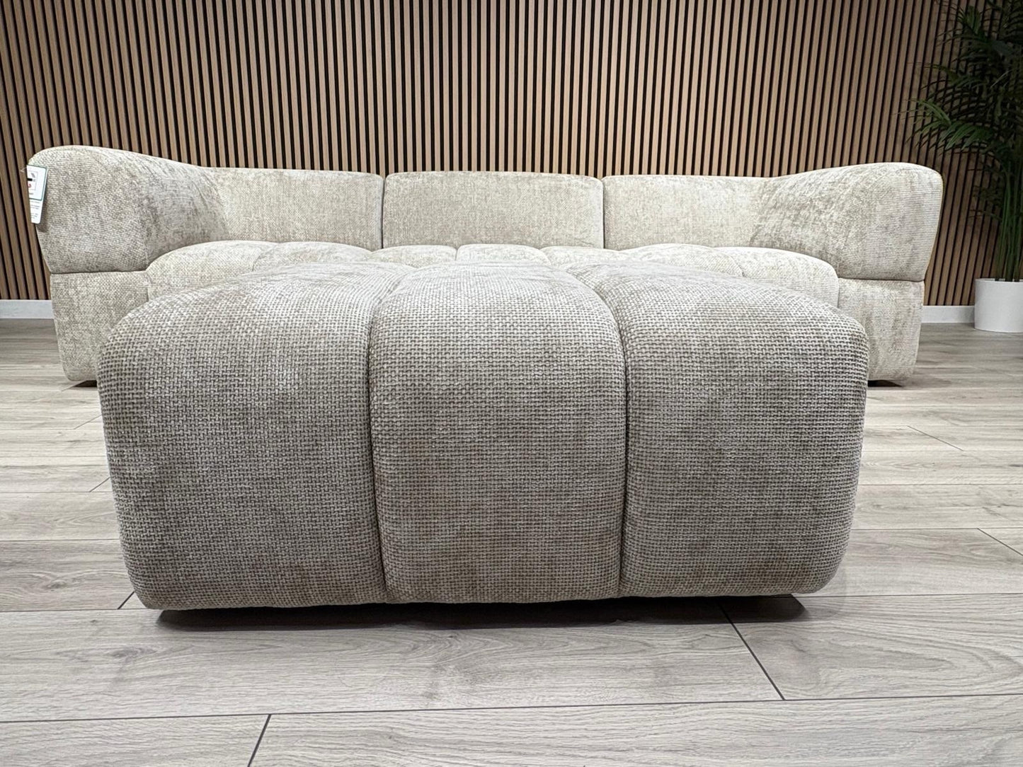 Taskers KIRWIN Large Fabric 3 Seater Sofa + Footstool - RRP £2,999