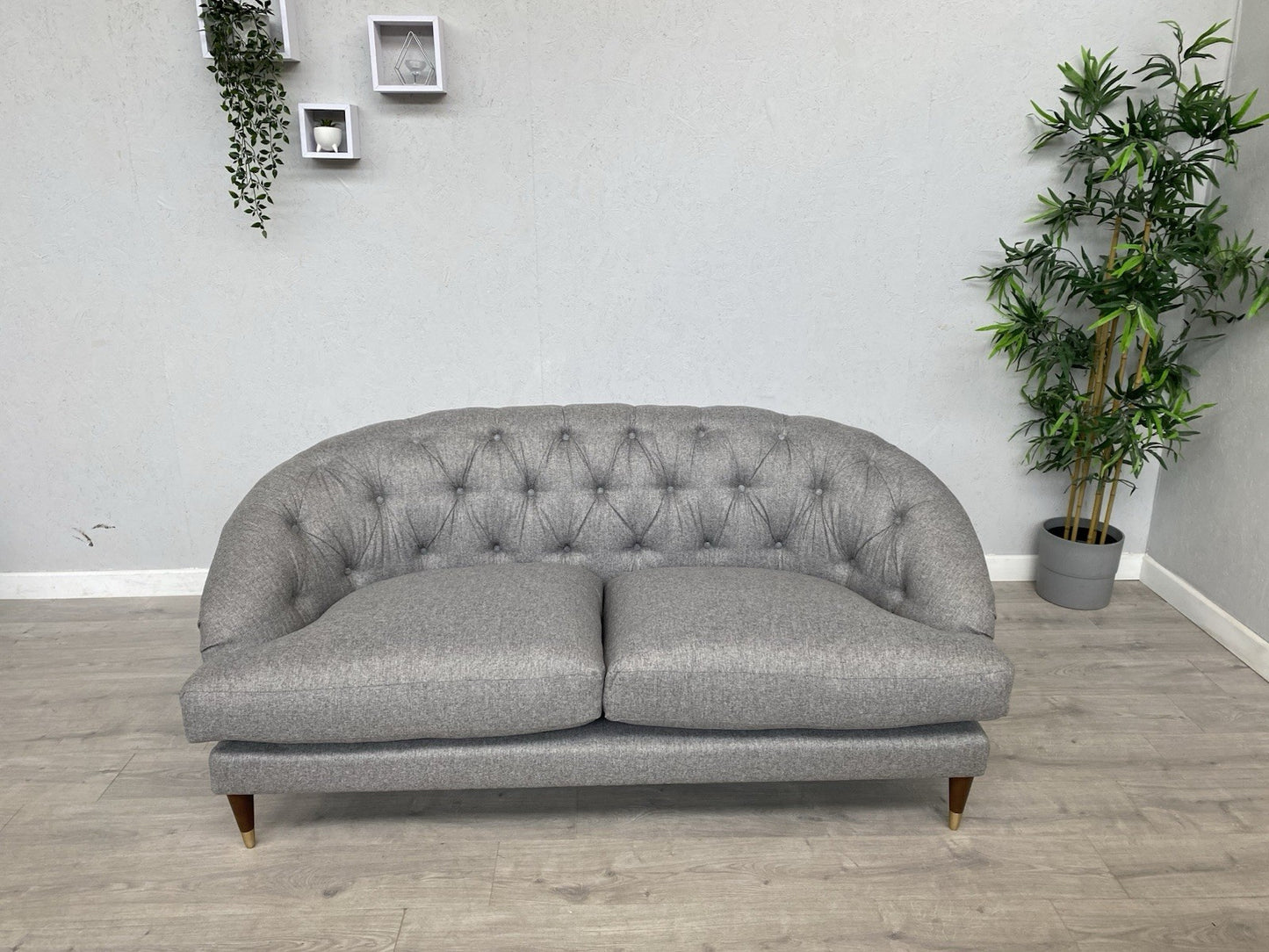 John Lewis - SWOON RADLEY Medium 2 Seater Sofa, Cinder Wool Grey - RRP £1,499