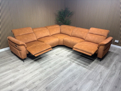 Furniture Village MOET Style Large Fabric Power Recliner Corner - RRP £4,495