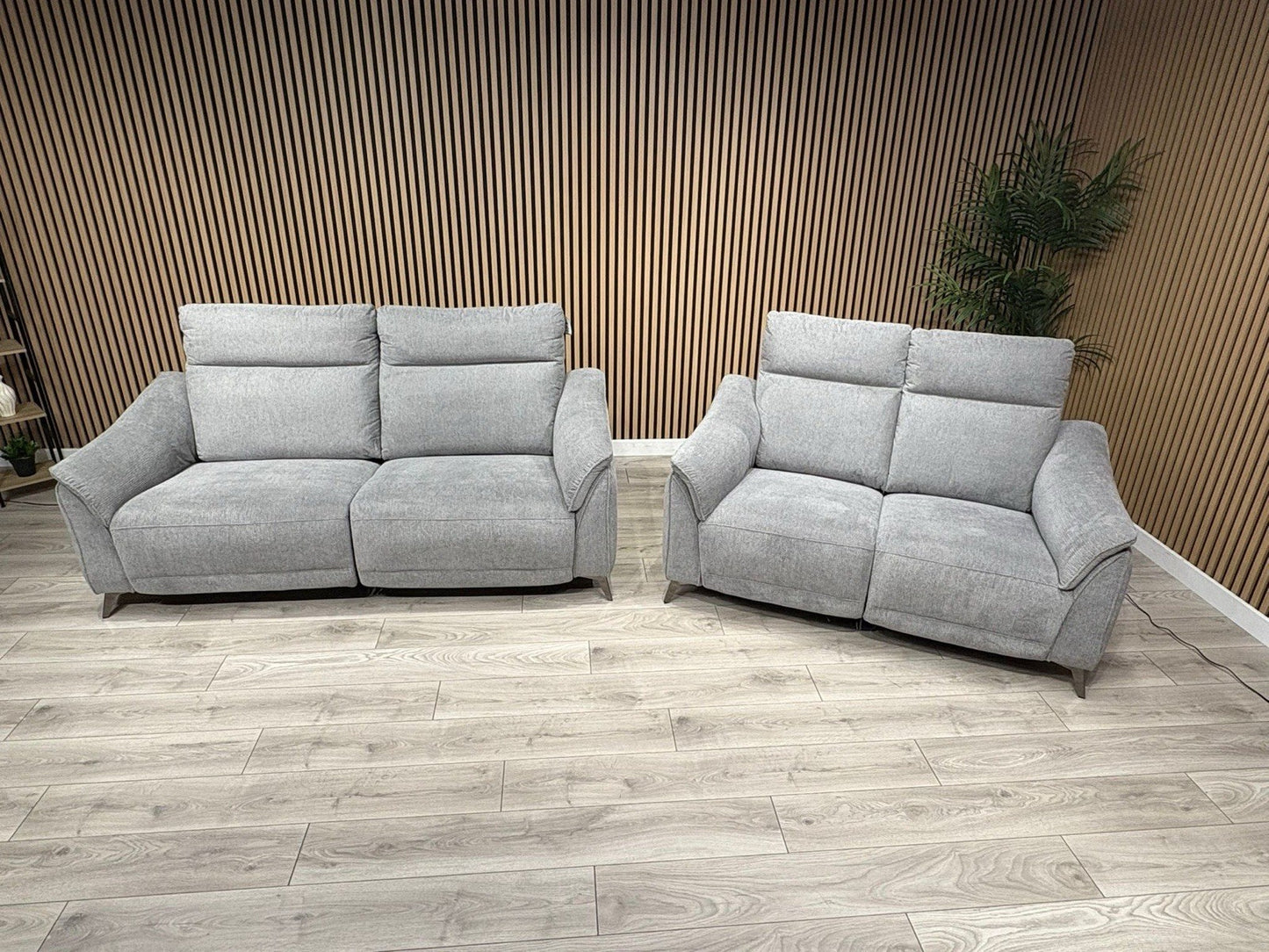 Vicenza Fabric Power Recliner 3 + 2 Seater Sofa Set - RRP £3599