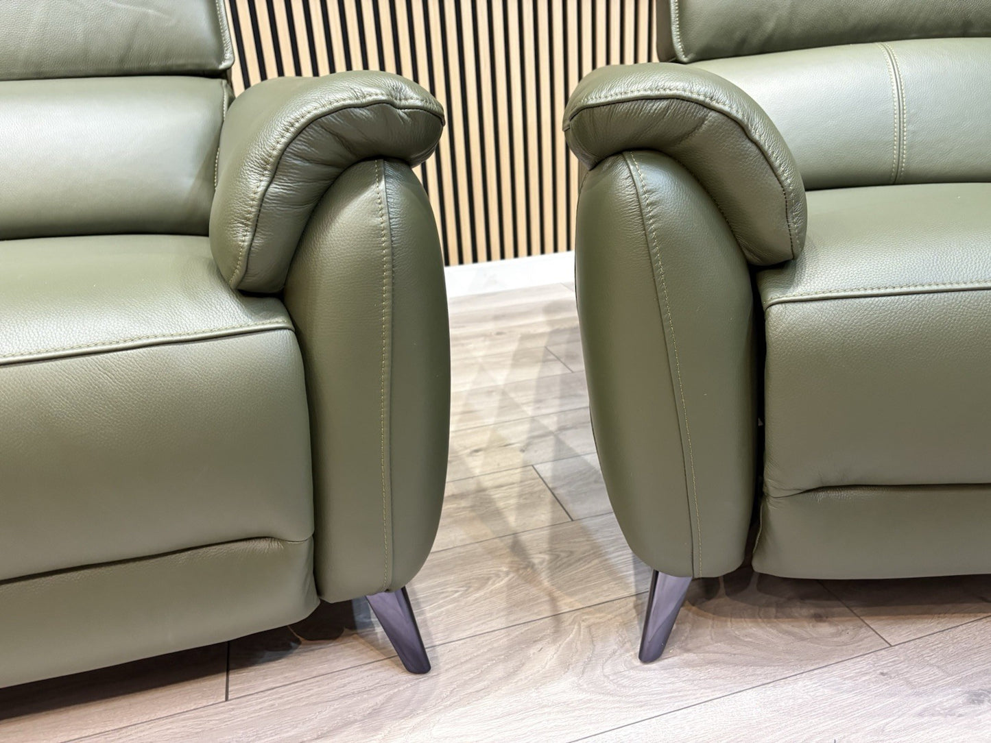 Furniture Village JUDE Style Leather 3 + 2 Seater Power Sofa Set - RRP £4,690