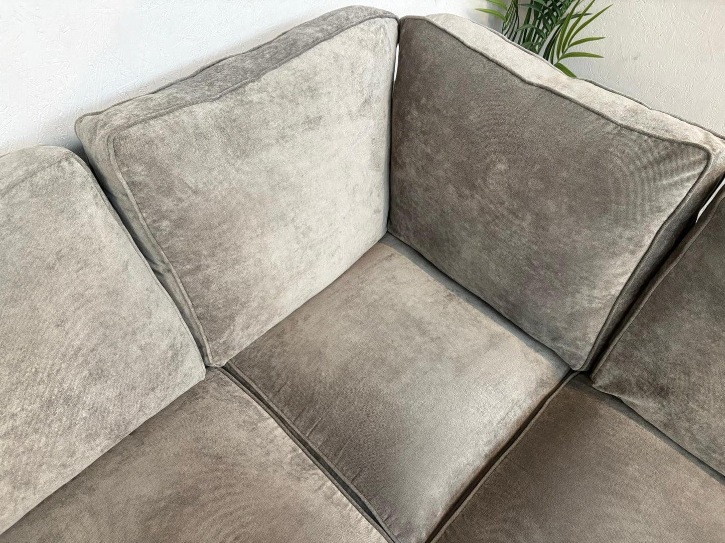 Furniture Village LEGEND RHF Classic Back Fabric Chaise Corner Sofa - RRP £1895