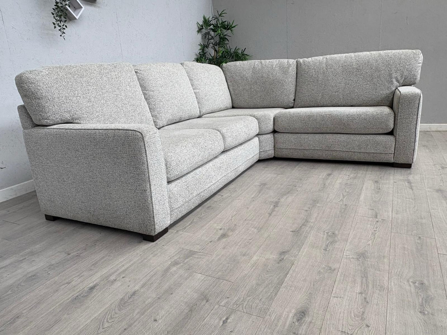 Furniture Village Fabric RHF Corner Sofa - RRP £2,295