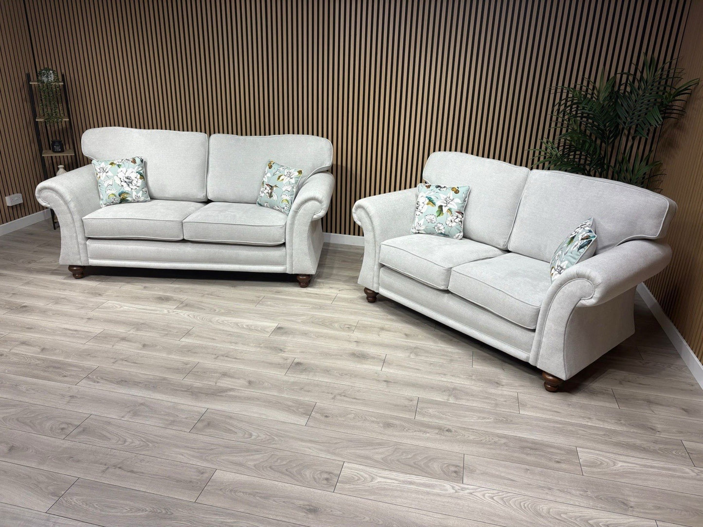 Furniture Village Grosvenor Fabric 3+2 Seater Sofa Set - RRP £2795